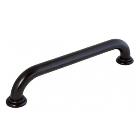 Alça de Apoio Barra 50cm Inox Preto Fosco Acessibilidade Cadeirante Idoso Deficiente Box Banheiro