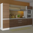 Ver imagem 2 de Paneleiro Madesa Smart 2 Portas Branco/Rustic Cor:Branco/Rustic