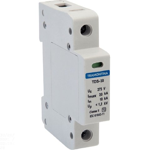 DISPOSITIVO PROT CONTRA SURTO 20KA 275V 1P CLASSE II - TRAMONTINA