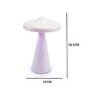 Ver imagem 3 de Luminaria Decor Usb Cogumelo em Metal Branca com Led 18,5cm