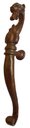 Ver imagem 1 de Puxador Dragão Em Ferro Colonial Rústico Gigante Porta 48 Cm