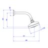 Chuveiro com Tubo de Parede Chuveiro Acqua Plus Corten Deca Cod: 1990.ct.std.mt - 5