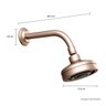 Chuveiro com Tubo de Parede Chuveiro Acqua Plus Corten Deca Cod: 1990.ct.std.mt - 4