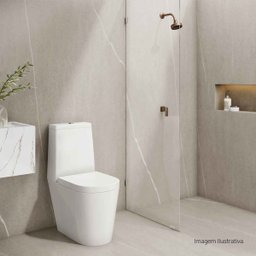 Chuveiro com Tubo de Parede Chuveiro Acqua Plus Corten Deca Cod: 1990.ct.std.mt - 3