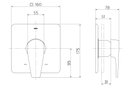 Ver imagem 3 de Acabamento de Chuveiro/ducha Higiênica Monocomando Lift Docol Cromado Base Deca
