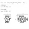 4550.504 Deca Base de Válvula de Descarga Hydra 1.1/2" - 3