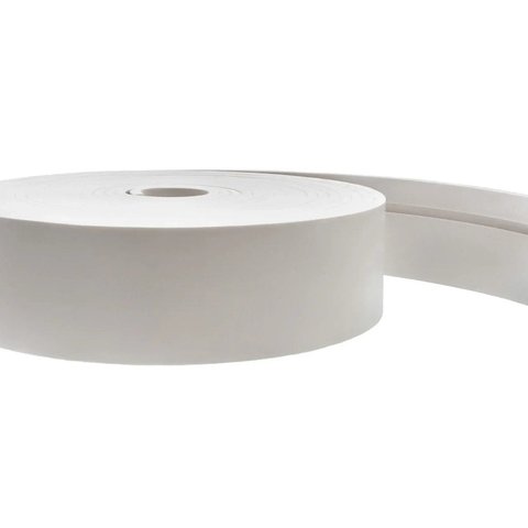 Rodapé Flexível Autoadesivo em Eva Branco 10CMX15M Linha Lucca Molduraflex