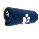 Ver imagem 4 de Manta Pet Cobertor Soft Azul Marinho Tam M Para Cães E Gatos