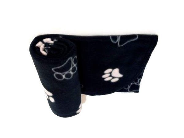 Manta Pet Cobertor Em Soft Preto Tamanho M Para Cães E Gatos - 4