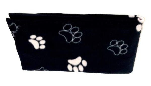Manta Pet Cobertor Em Soft Preto Tamanho M Para Cães E Gatos - 5