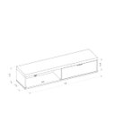 Ver imagem 5 de Nicho 1.4 para Painel Modular 0,23x1,36 Emily - Nature-offwhite - Edecasamoveis