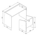 Ver imagem 4 de Conjunto Mesa e Cadeira Infantil Multimóveis Cr40122 Branco