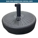 Ver imagem 3 de Ombrelone Central Bali Rivatti 270 Cm em Alumínio com Base Hdpe e Capa em Poliéster Fendi