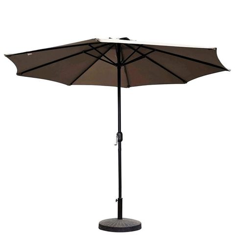 Ombrelone Central Bali Rivatti 270 Cm em Alumínio com Base Hdpe e Capa em Poliéster Fendi