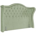 Ver imagem 1 de Cabeceira Cama Box Casal 140 Cm P05 Lisboa Bouclê Oliva - Lyam Decor