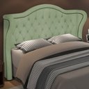 Ver imagem 2 de Cabeceira Cama Box Casal 140 Cm P05 Lisboa Bouclê Oliva - Lyam Decor