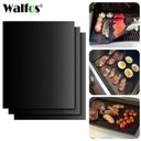 Ver imagem 2 de Esteira Reutilizável Walfos 0.2mm Folha de Grelha Reutilizável 33x40cm para Assar e Churrasco