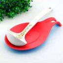 Ver imagem 3 de Kit 6 Descanso para Talheres Silicone Utensilio Vermelho