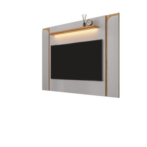 Painel Maresias para Tv de 75" Off-white/cinamomo - Bechara