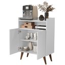 Ver imagem 3 de Balcão / Aparador Buffet Wind Retro 2 Portas:Branco