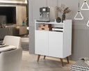 Ver imagem 2 de Balcão / Aparador Buffet Wind Retro 2 Portas:Branco
