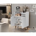 Ver imagem 4 de Balcão / Aparador Buffet Wind Retro 2 Portas:Branco