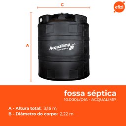 Fossa Séptica 10.000l Acqualimp - 3 Fossa Séptica 10.000l Acqualimp - 3