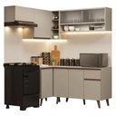 Ver imagem 2 de Armário de Cozinha Completa de Canto 325 cm Crema Nice Madesa 03