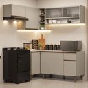 Ver imagem 1 de Armário de Cozinha Completa de Canto 325 cm Crema Nice Madesa 03