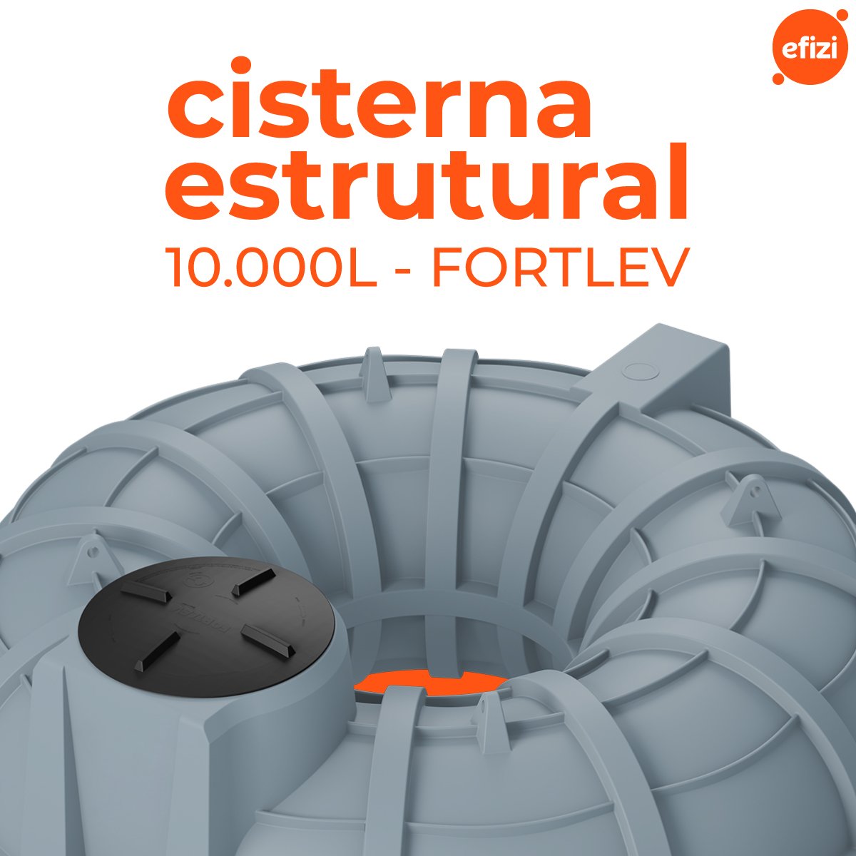 Cisterna Estrutural 5.000l Fortlev - 2