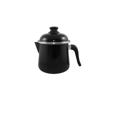 Leiteira Bule em Agata Esmaltado 2l: Sabor e Tradição Preto Ewel