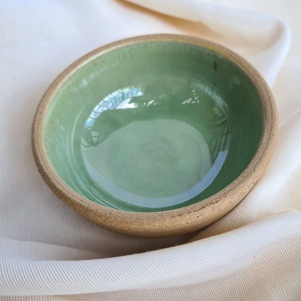Bowl Pequeno Verde de cerâmica artesanal - 7