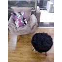 Ver imagem 2 de Puff Pelúcia Preto Pé Palito