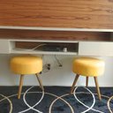 Ver imagem 4 de Puff Banqueta Decorativo Redondo Amarelo