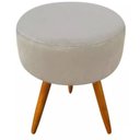 Ver imagem 2 de Banqueta Magnus Decorativo Redonda Bege