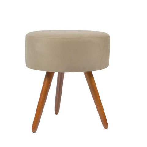 Puff para Decoração e Sala de Estar Bege