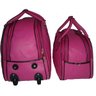 Kit conjunto de Mala de viagem com rodinhas e Mala bolsa viagem, rosa - 3