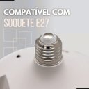 Ver imagem 6 de Ventilador de Teto Triplo Led 3 Cores E27 Bivolt 100w com Controle Remoto 3 Velocidades Silencioso B