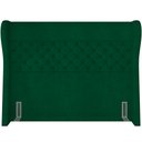 Ver imagem 4 de Cabeceira Cama Box King 195 Cm Madrid Bouclê Verde - Lyam Decor