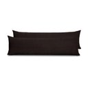 Ver imagem 1 de Fronhas para Travesseiro de Corpo Slim 1,50m X 50cm 2 Unidades - Preto