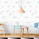 Ver imagem 2 de Papel de Parede Infantil - Granulado Colorido Arte Destaque 2,50 Metros