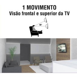 Suporte Tv Inclinação Tv ou Monitor de 10 a 55 Polegadas - 4
