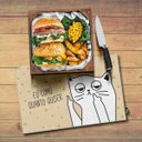 Ver imagem 2 de Jogo Americano Gatinho Ranzinza Eu como quanto quiser - 2 peças