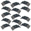 Ver imagem 1 de Kit 14 Chapinhas Elevada Pés Palito Rosca 5/16 Zincado