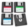 Porta Copos Disquete - Floppy Disk - 1