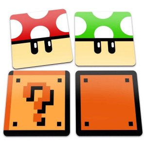 Porta Copos Cogumelos e Blocos