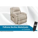 Ver imagem 6 de Poltrona Reclinável Motorizada P/ Sala Buenos Aires Magnum Zero Wall Courano Marrom