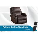 Ver imagem 7 de Poltrona Reclinável Motorizada P/ Sala Buenos Aires Magnum Zero Wall Courano Marrom