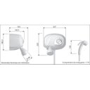 Ver imagem 5 de Ducha Potenza Pressurizada com Desviador 7,8kW 220V Branco