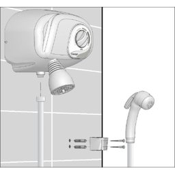 Ducha Potenza Pressurizada com Desviador 7,8kW 220V Branco - 4
